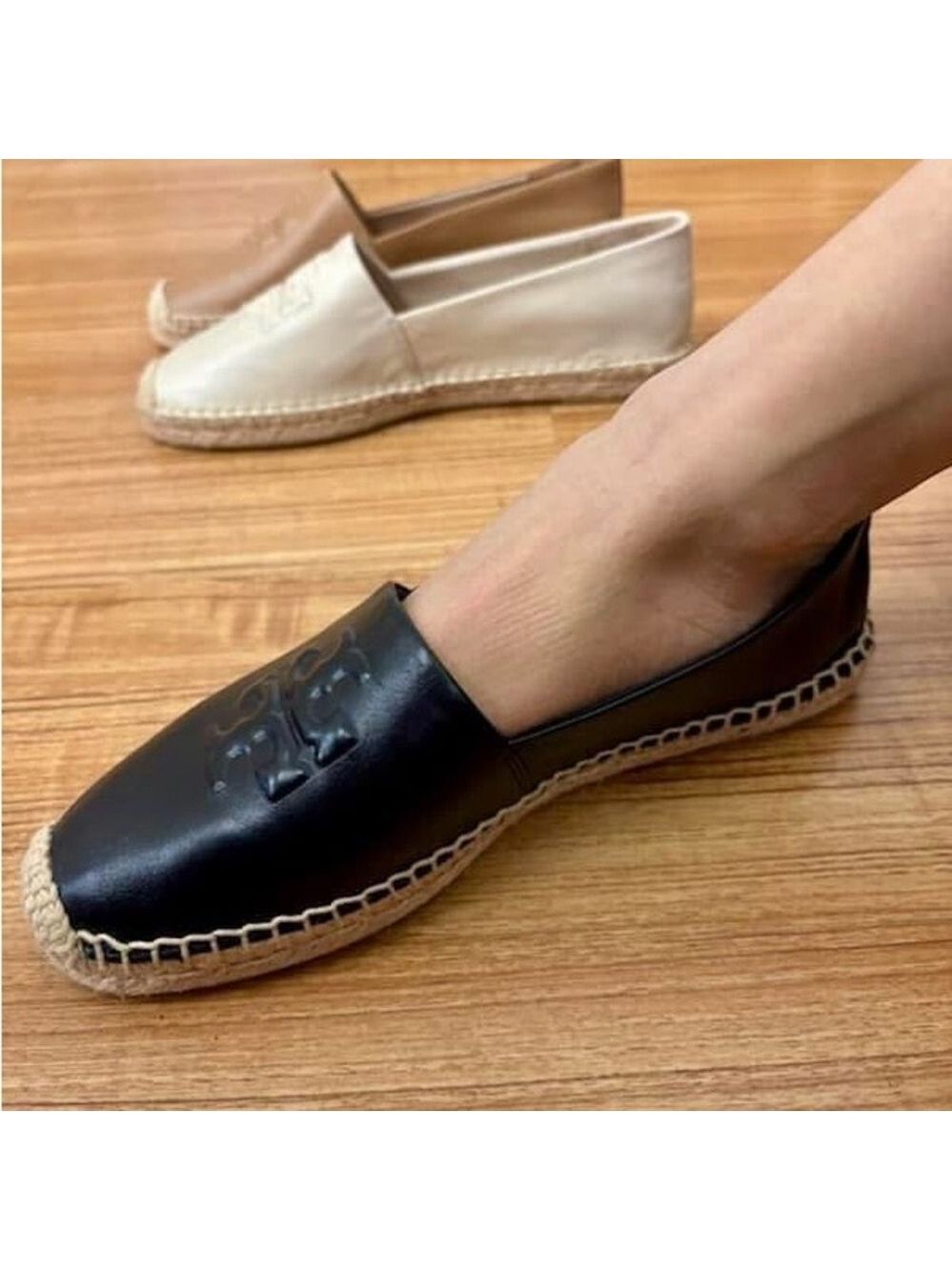 New Tory Burch  Dulce EVERLY LEATHER ESPADRILLE
NEVADA RETRO - Picture 12 of 12